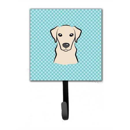 Jensendistributionservices Checkerboard Blue Yellow Labrador Leash & Key Holder MI1715747